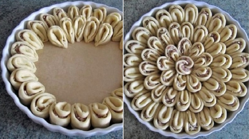 Пирог хризантемы рецепт с фото Пирог с фаршем "Хризантема" - вкусно, сытно и красиво Вкусные рецепты с Люсей Ки