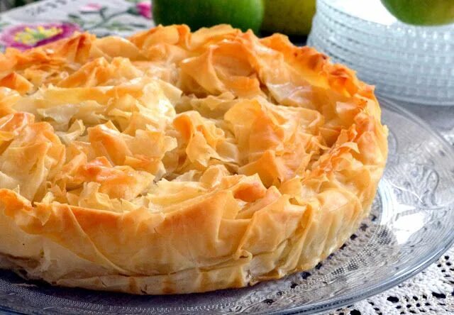 Пирог из фило с фото Лабиринты вкуса: Крустада - Гасконский яблочный пирог Food, Desserts, Pie
