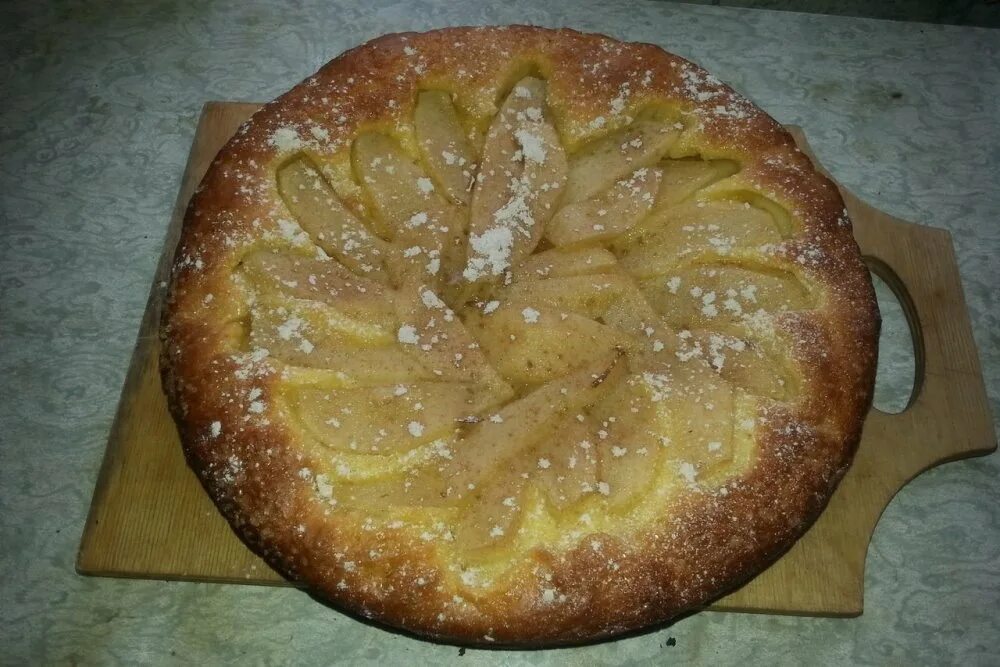 Пирог из груши рецепт с фото простой Пирог с грушей " Кулинарные рецепты