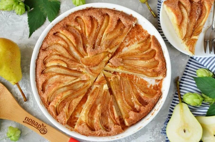 Пирог из груши рецепт с фото простой Грушевый пирог - пошаговый рецепт с фото на Повар.ру