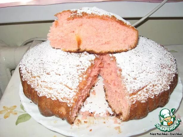 Пирог из киселя фото Пирог-губка на киселе - кулинарный рецепт