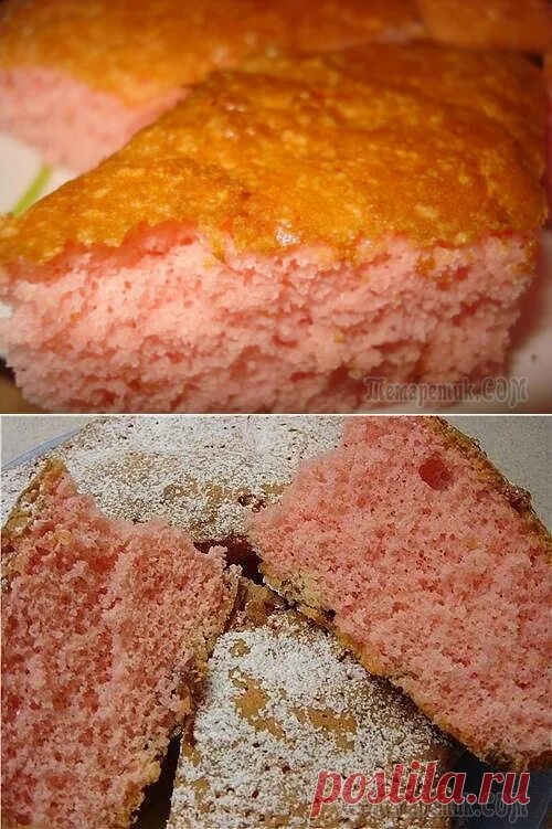 Пирог из киселя рецепт и фото Бисквит из киселя Дессерт Постила