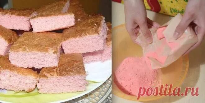 Пирог из киселя сухого рецепт и фото Всего одна пачка киселя и у Вас получится совершенно новый вид десерт � 2 КУЛИНА