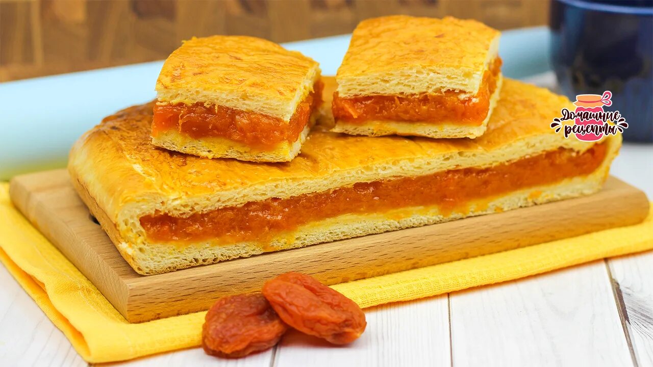 Пирог из кураги рецепт с фото пошагово Пирог с курагой - пошаговый рецепт с фото (14166 просмотров)
