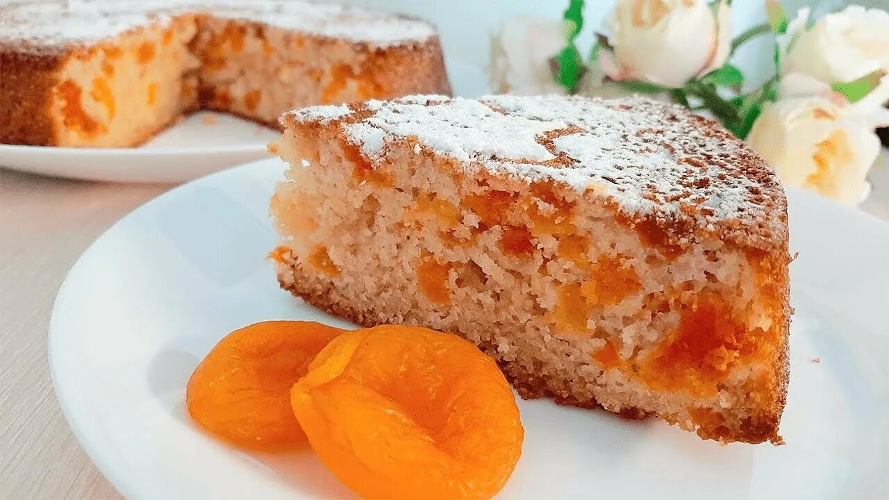 Пирог из кураги рецепт с фото пошагово Творожный ПИРОГ С КУРАГОЙ домашняя выпечка - YouTube