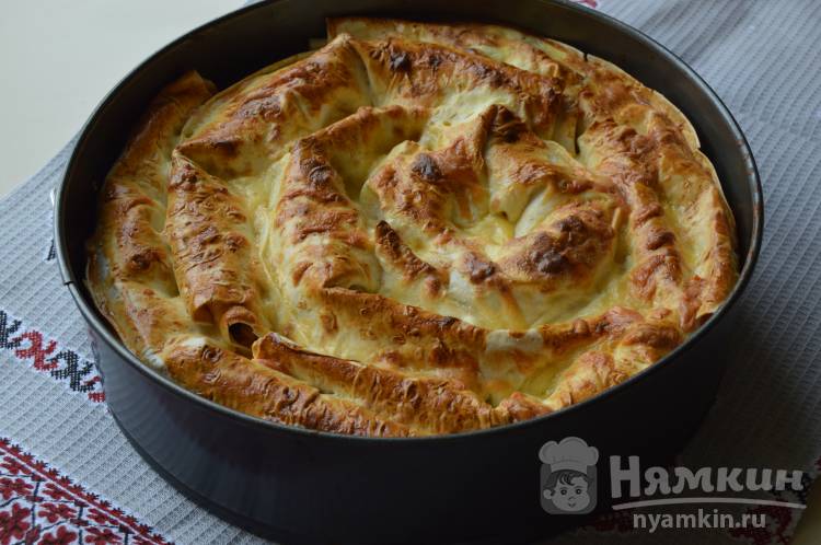 Пирог из лаваша с фото пошагово Пирог из лаваша с курицей и грибами рецепт пошаговый с фото - Nyamkin.RU