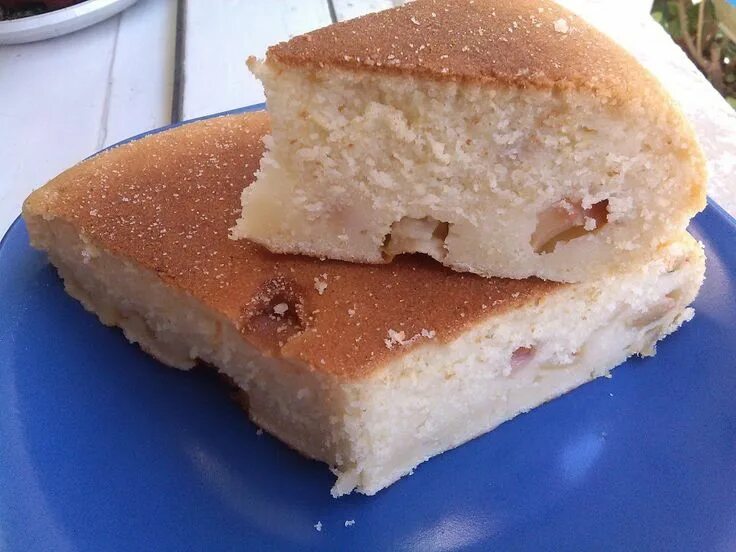 Пирог из манки с фото Gâteau Au Lait & à La Semoule - Пирог с молоком и манной крупой (манник) Food, D