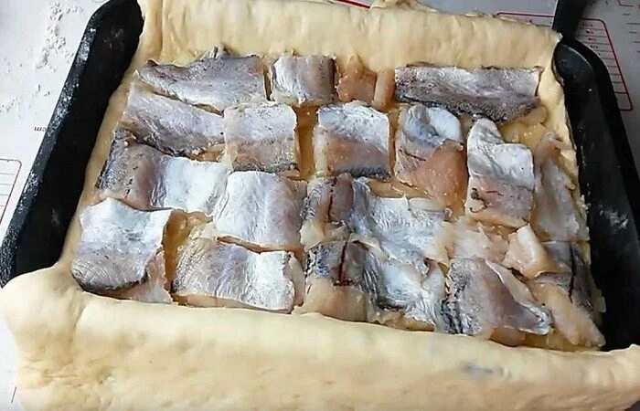 Пирог из минтая с фото Рыбный пирог в духовке, рецепты быстрого и вкусного пирога с рыбой