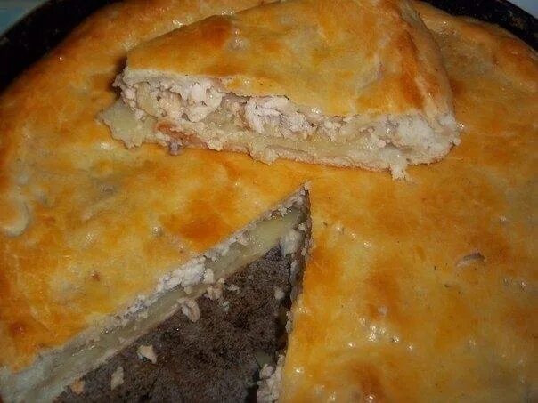 Пирог из минтая с фото ПИРОГ ИЗ РЫБНЫХ КОНСЕРВОВ С КАРТОШКОЙ: ВКУС НЕ ПОДВЕДЕТ, ПОВЕРЬТЕ! Суть этого пи