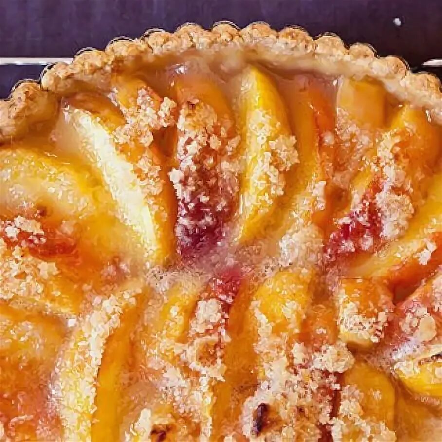 Пирог из замороженных персиков рецепт с фото Peach Tart Recipe Recipe Peach tart recipes, Tart recipes, Peach tart