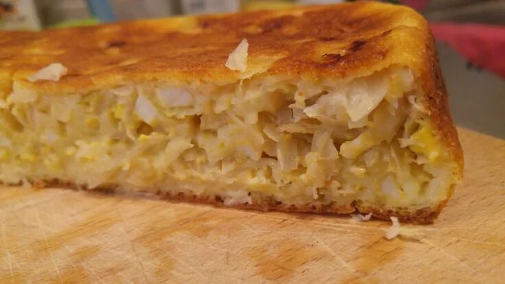 Пирог капуста с яйцом фото Заливной пирог с капустой - Рецепт современной домашней кухни с фото Десерты, Ид