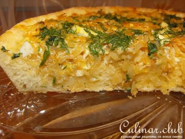 Пирог капуста с яйцом фото Открытый пирог с капустой и яйцами