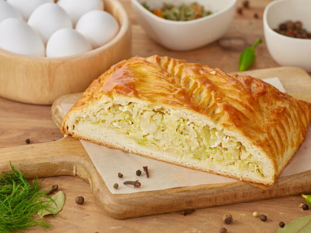 Пирог капуста с яйцом фото Просто Вкусно Пироги, пекарня - Яндекс Карты