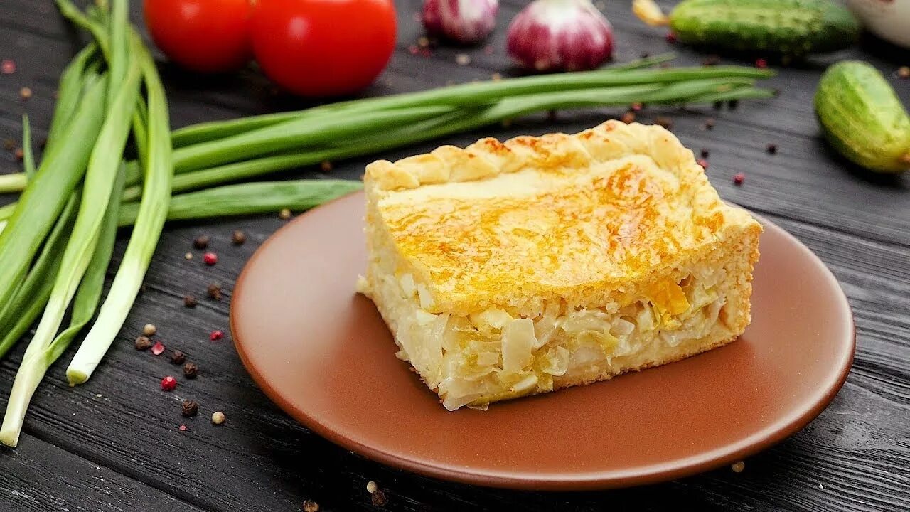 Пирог капуста с яйцом рецепт фото Пирог с капустой и яйцом - Рецепты от Со Вкусом - YouTube