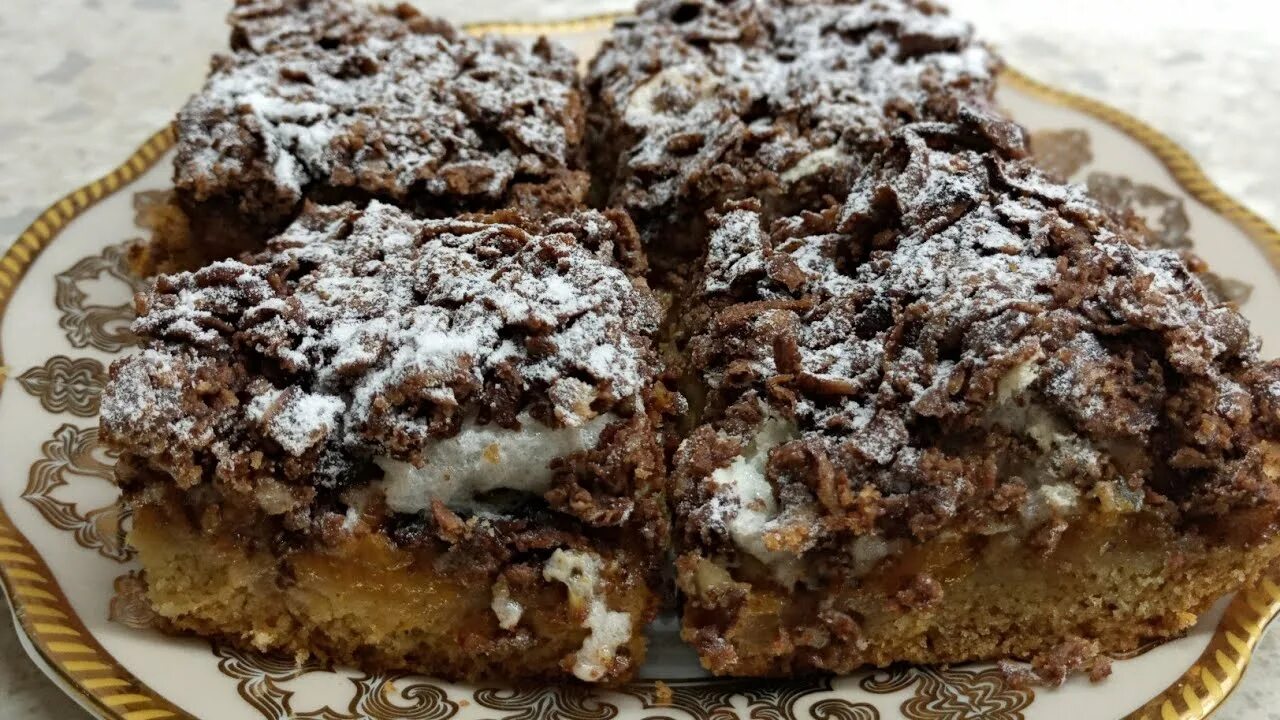 Пирог каракум рецепт с фото ШИКАРНЫЙ ПИРОГ ИЗ ВАРЕНЬЯ.Пирог КАРА КУМ.MURABBODAN MAZALI PIROG# Пирог с варень