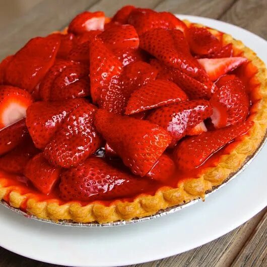 Пирог клубника фото Strawberry Pie Recipe Recipe Strawberry pie, Recipes, Strawberry pie recipe
