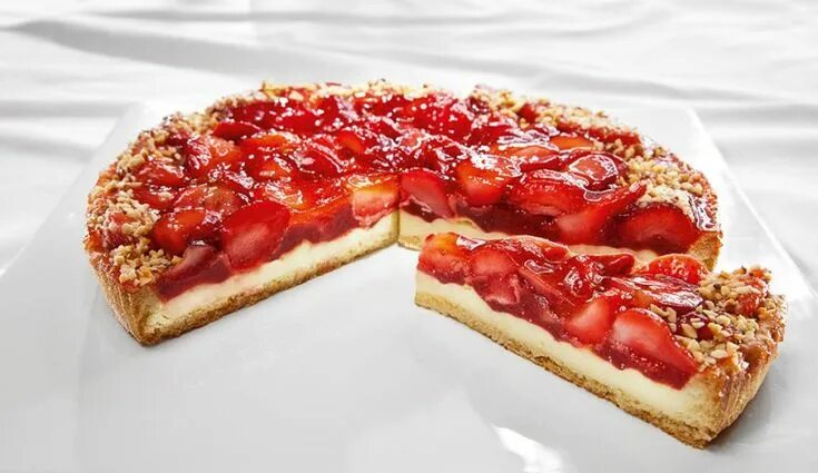 Пирог клубника фото Пирог с клубникой Rezept Rezeptideen, Lebensmittel essen, Hausgemachte kuchen