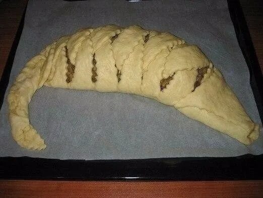 Пирог крокодил фото МЯСНОЙ ПИРОГ "КРОКОДИЛ" Вкуснейшее блюдо! ИНГРЕДИЕНТЫ для теста:... Интересный к