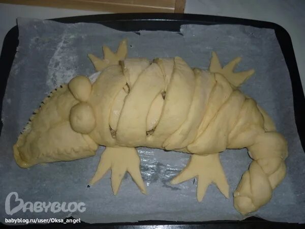 Пирог крокодил фото Мясной пирог "Крокодил" форум Babyblog