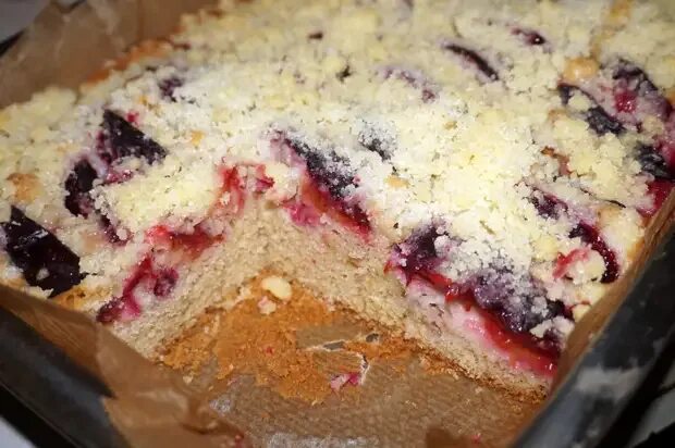 Пирог крошка рецепт с фото пошагово Пирог сливовый с крошкой - Вкусно с Любовью - Медиаплатформа МирТесен
