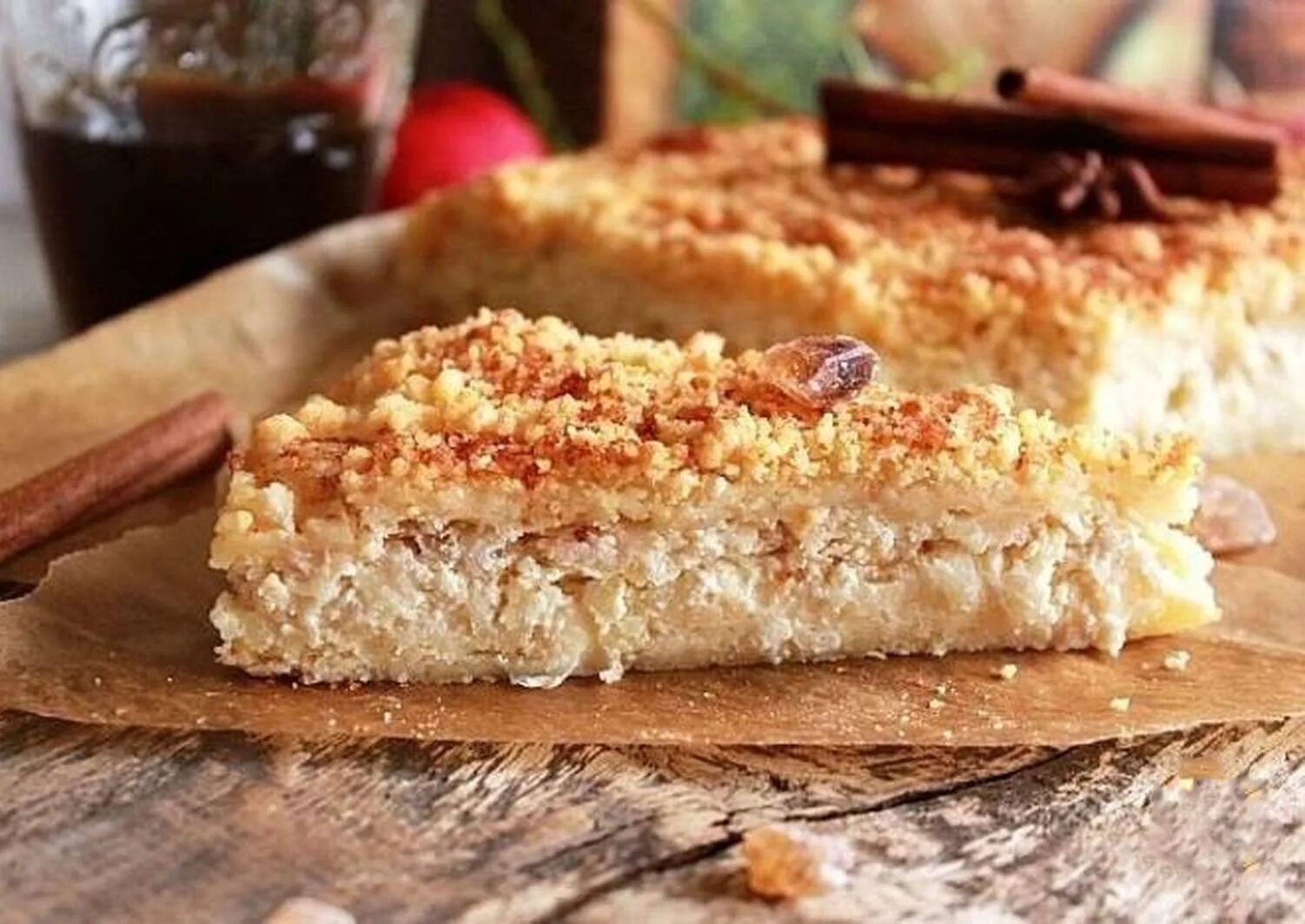 Пирог крошка рецепт с фото пошагово Пирог"Вкусовое безумие".Ароматный,вкусный с хрустящей овсяной крошкой. - смотрет
