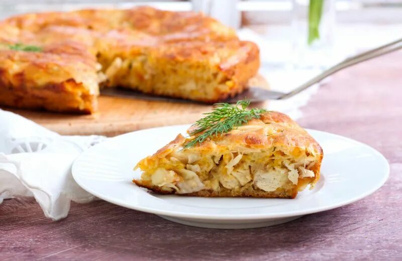 Пирог курица рецепты фото Курник: самый вкусный рецепт от Шефмаркет