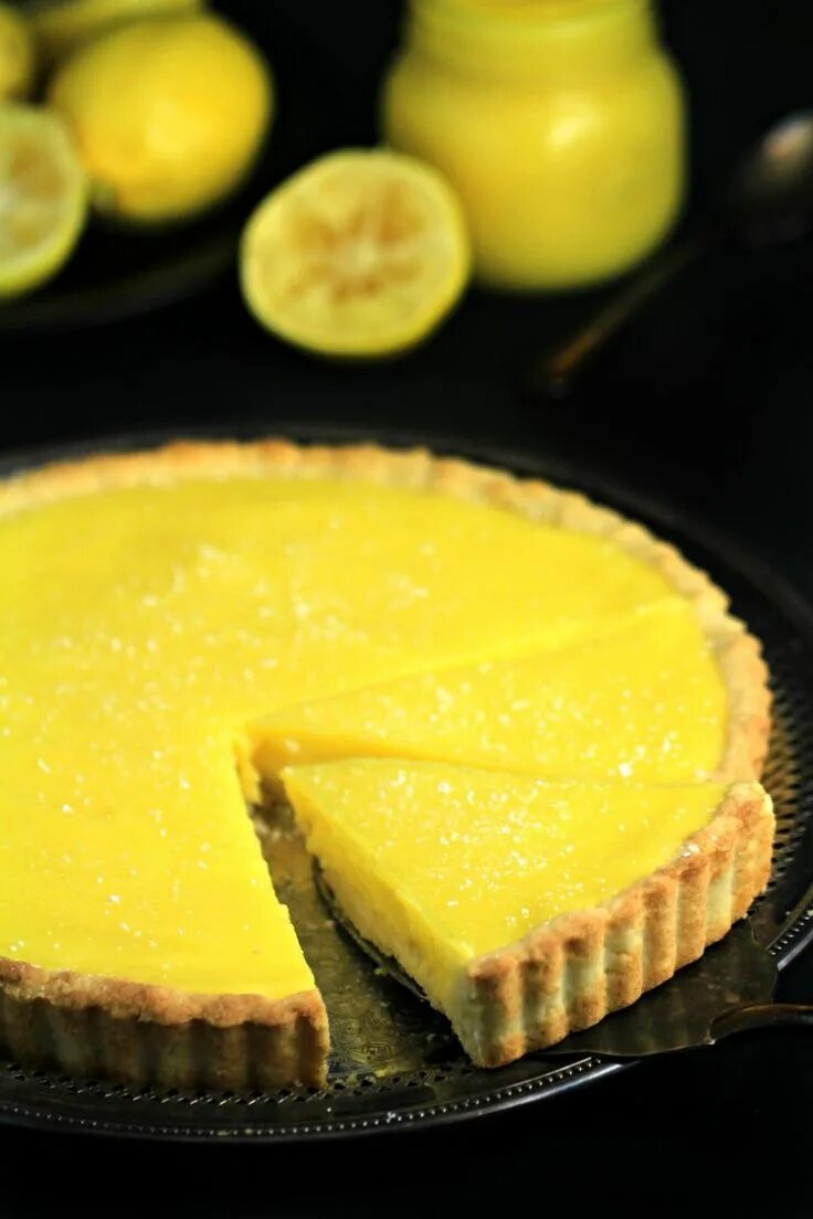 Пирог лимонник фото Tangy Lemon Tart with Irresistible Shortbread Crust