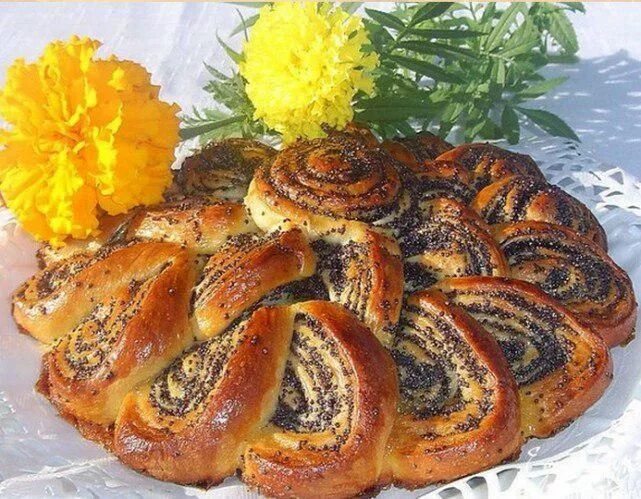 Пирог маковый рецепт пошагово с фото Маковый пирог-рулет к чаю
