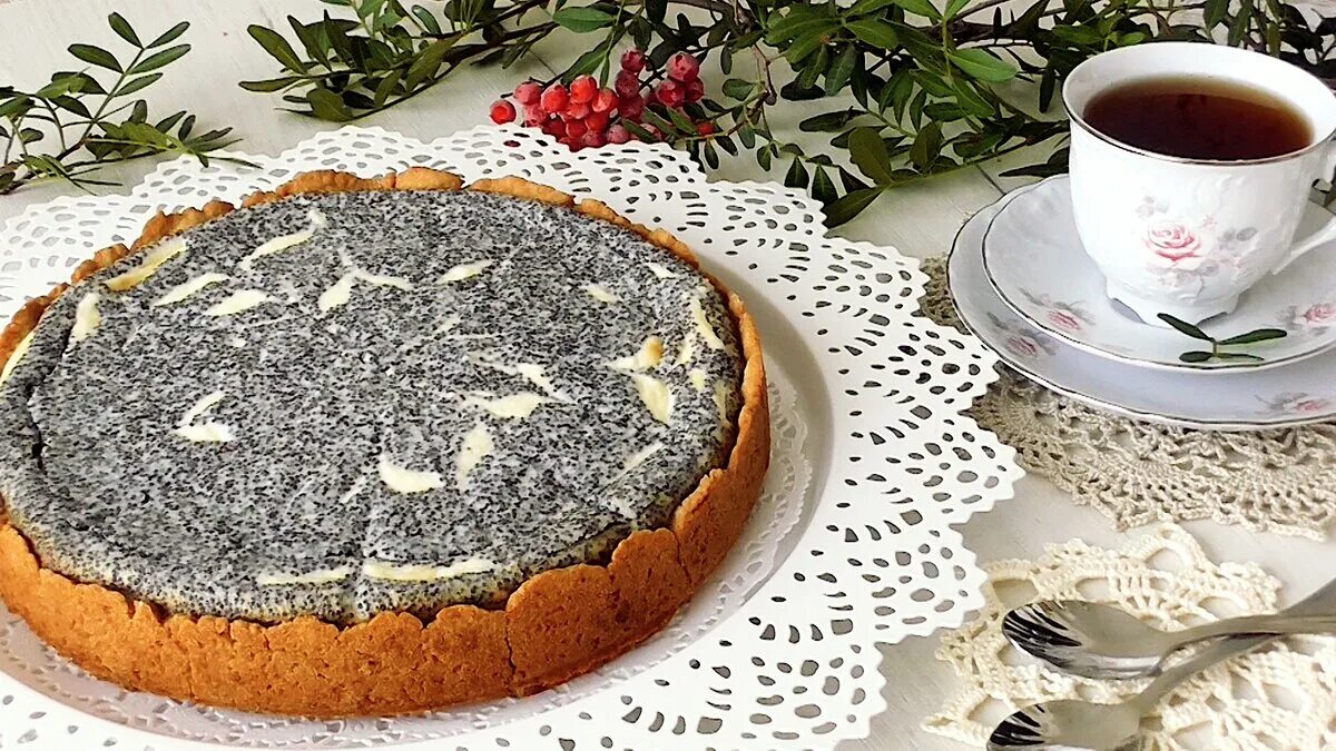 Пирог маковый рецепт пошагово с фото Творожный Пирог с маком!✨ Вкусно и оригинально! ПРОСТОРЕЦЕПТ Дзен
