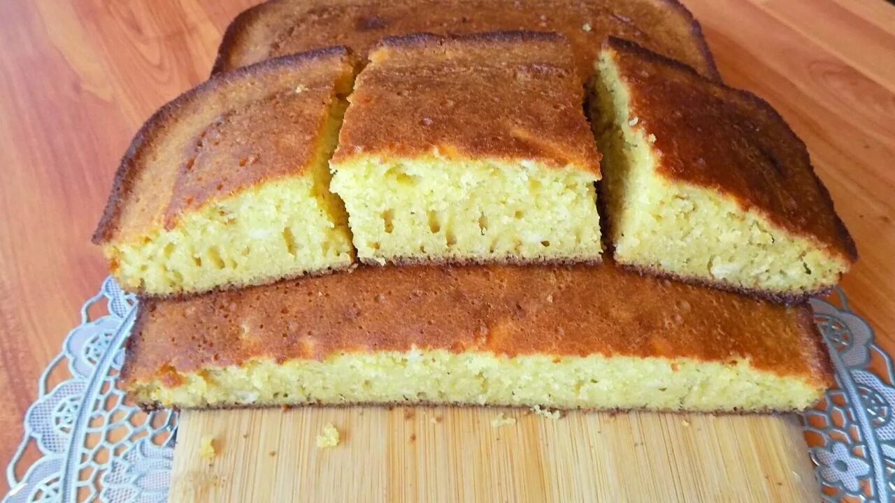 Пирог манник рецепт фото Вкусный и пышный манник на кефире приготовленный в духовке