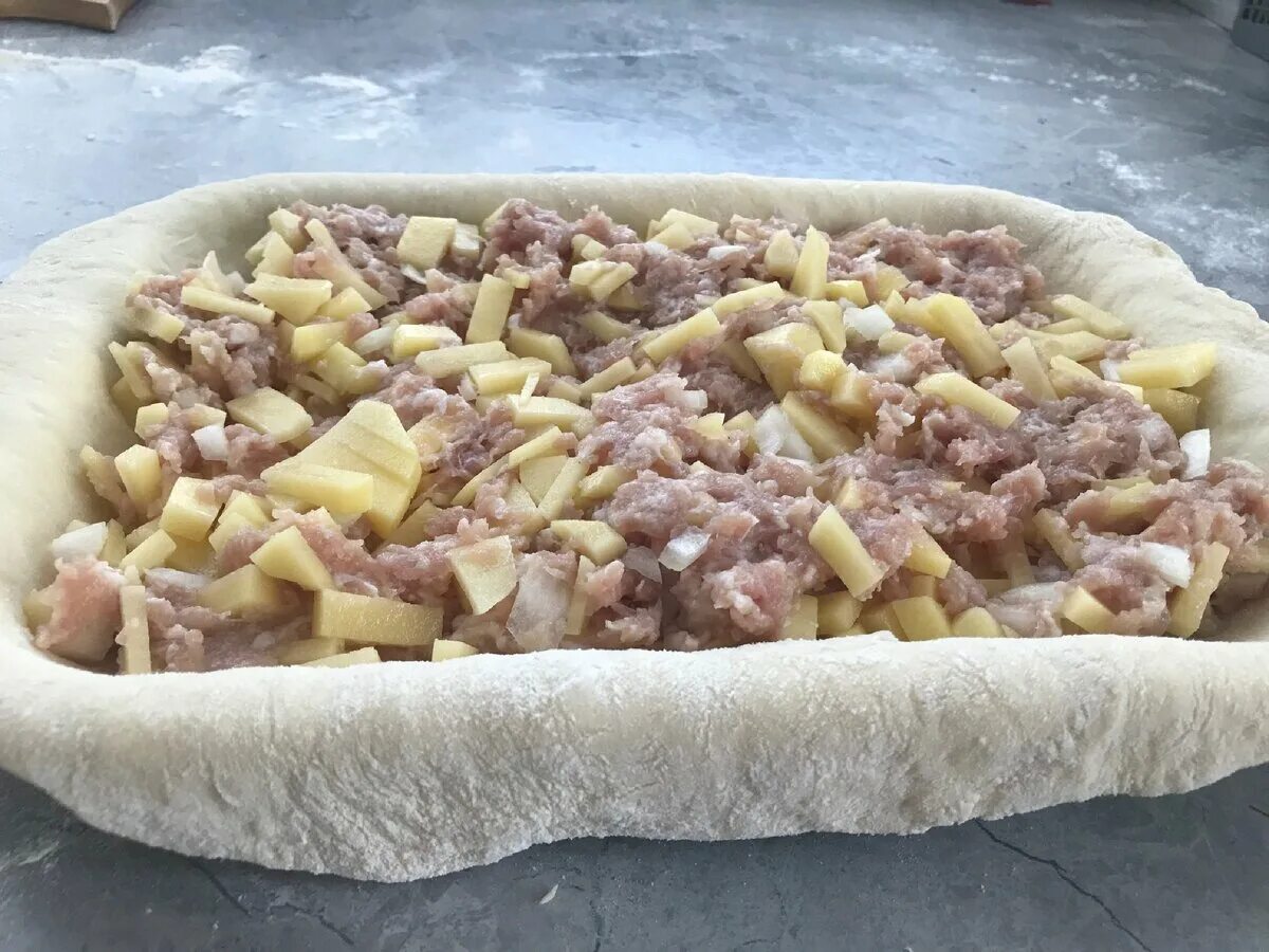 Пирог мясо с картошкой фото пошаговое Знаю, как сделать пирог с картошкой и мясом сочным: готовлю по маминому рецепту 
