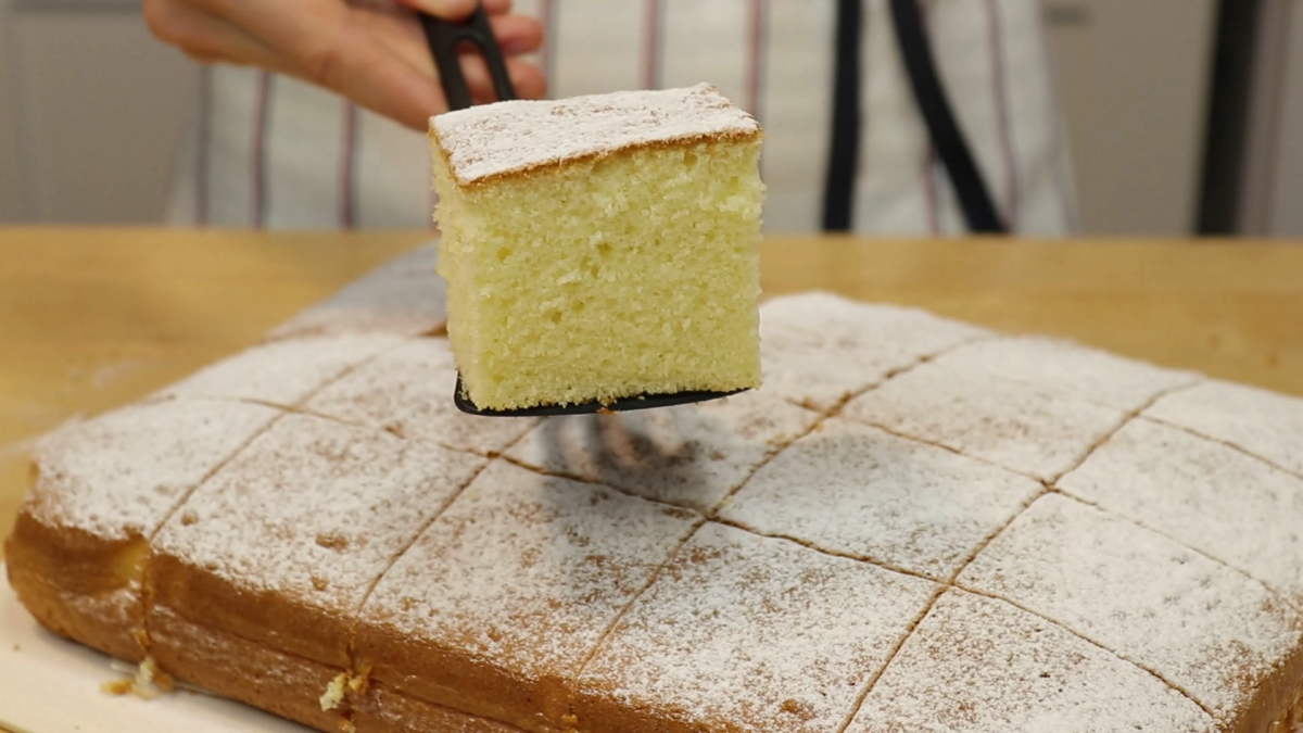 Пирог на молоке фото Готовлю знаменитый горячий молочный пирог (Hot Milk Cake)или пирог на горячем мо