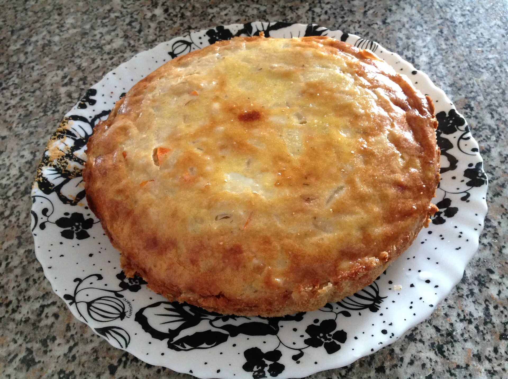 Пирог на сковороде пошагово с фото Пирог с курицей и творогом, без муки. - Сообщество "Вкусно жрать" на DRIVE2