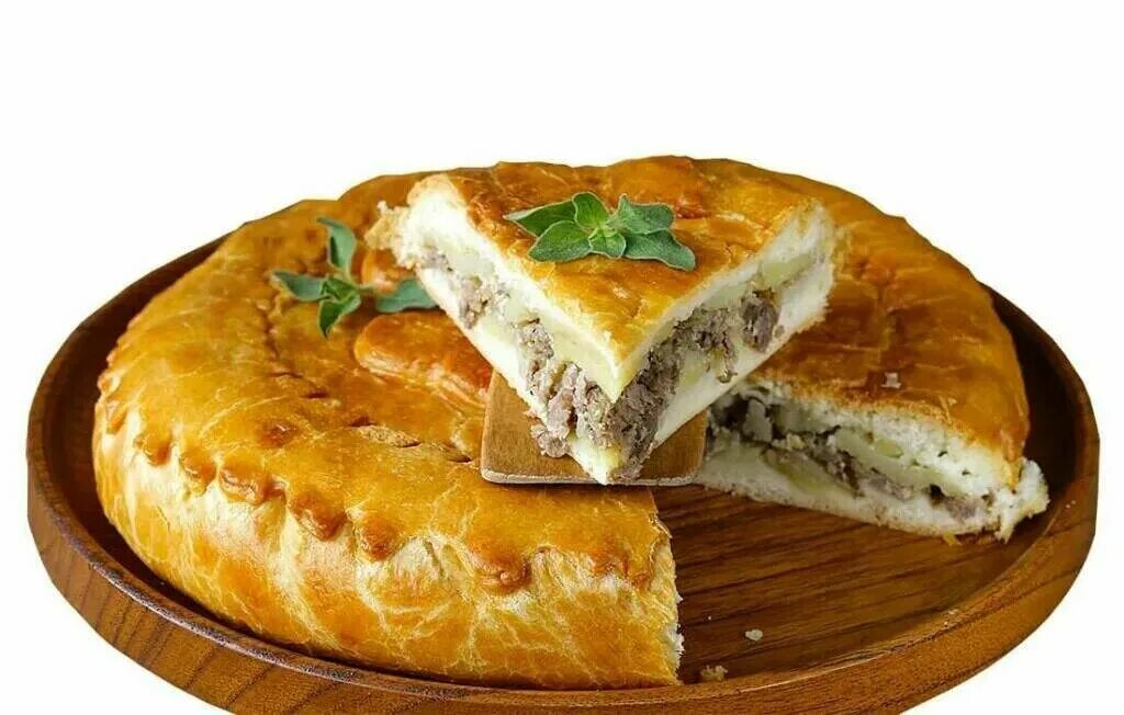 Пирог на тарелке фото Пирог Лента с капустой-яйцом - купить в Москве, цены в интернет-магазинах на Мег