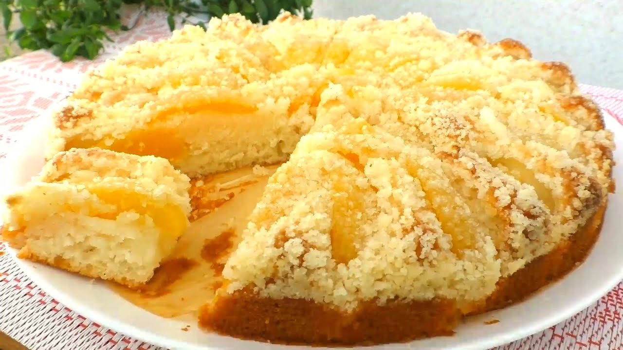 Пирог нежный рецепт с фото Безумно вкусный нежный пирог с персиками из самых простых и доступных продуктов,