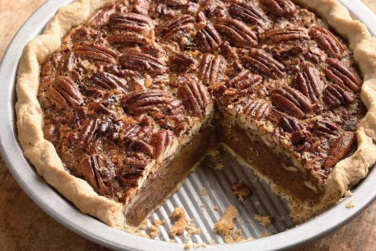 Пирог пай фото Lyle's Golden Syrup Pecan Pie Recipe Pecan pie recipe, Pecan pie, Holiday pies r