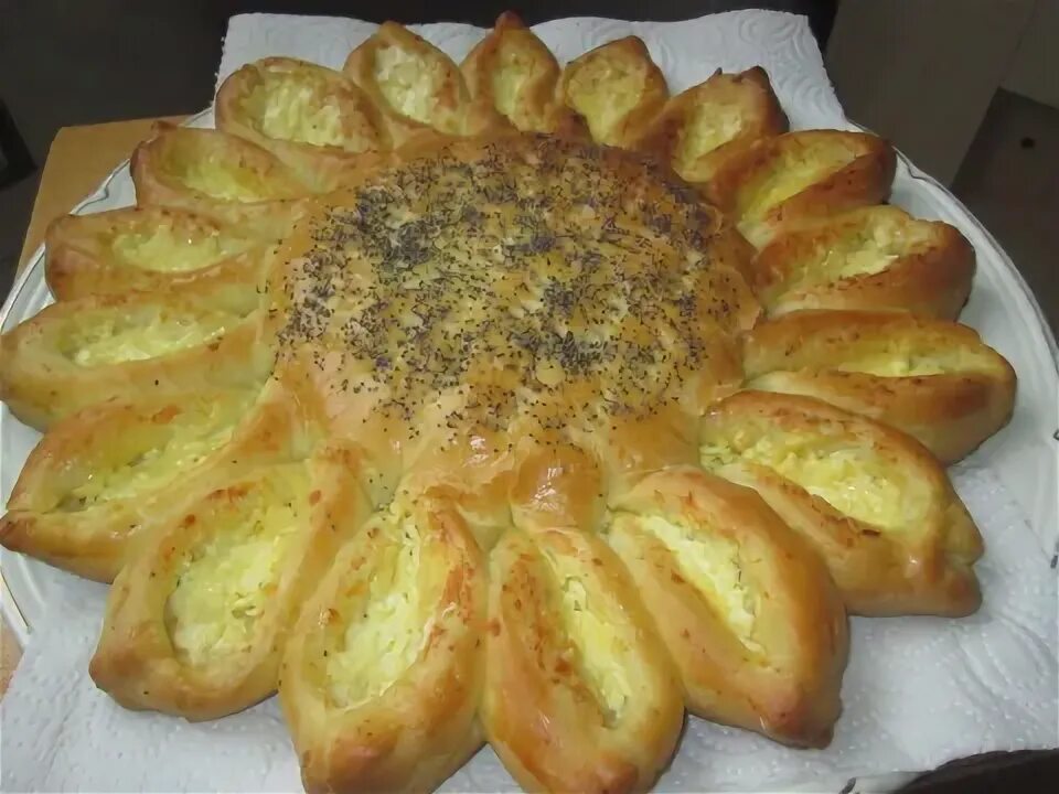 Пирог подсолнух фото Закусочный пирог "Подсолнух" - Вкусно с Любовью - Медиаплатформа МирТесен