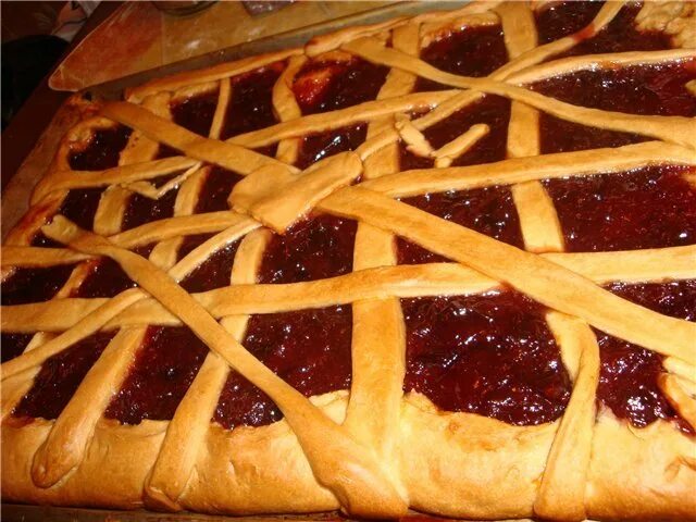 Пирог рецепт с фото повидло Дрожжевой пирог с вареньем как приготовить? Рецепт приготовления?