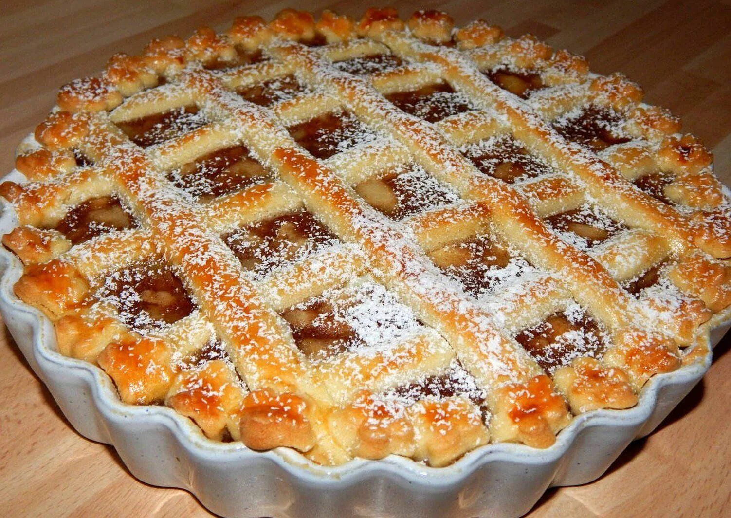 Пирог рецепт с фото повидло Rácsos almás pite Antukné Ildikó receptje Ricetta Torte, Dolci