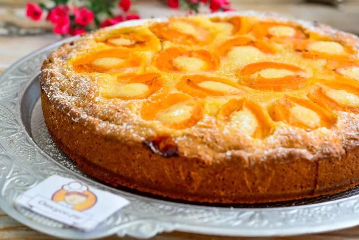 Пирог с абрикосами в духовке фото Пирог с абрикосами Yummy food, Dessert recipes, Favorite desserts