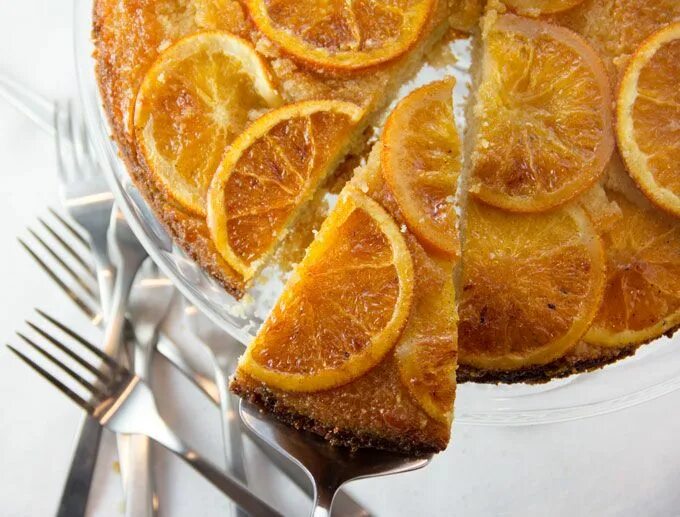 Пирог с апельсинами фото Orange Vanilla Upside Down Cake: Make it in Your Cast Iron Skillet Recipe Creati