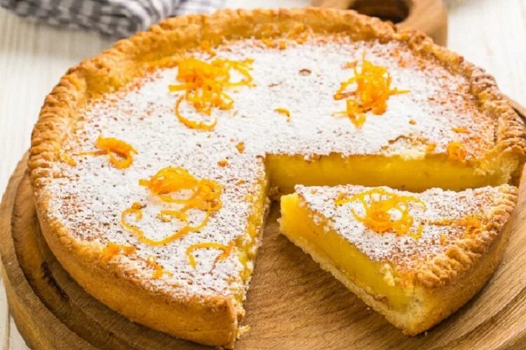 Пирог с апельсинами фото 20 простых и вкусных пирогов с творогом