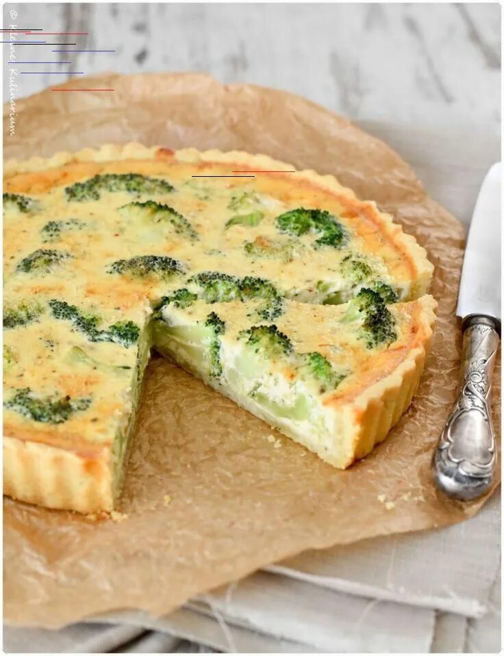 Пирог с брокколи фото Brokkoli - Lachs - Quiche von FrauMausE in 2020 Broccoli quiche, Healthy recipes