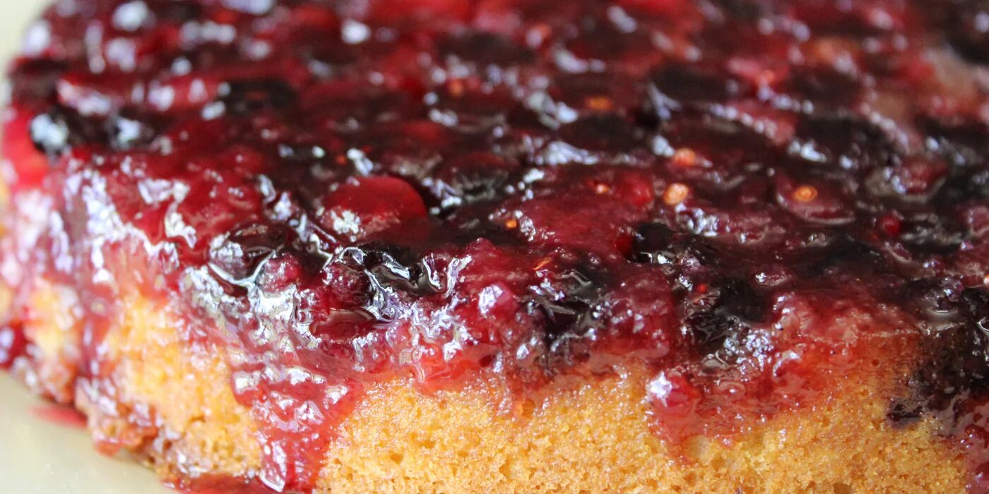 Пирог с брусники рецепт с фото Cranberry Upside-Down Cake Oregonian Recipes
