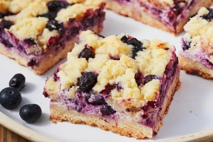 Пирог с черникой рецепт с фото Blueberry-Lemon Pie Bars Will Be The Hit Of Your Next BBQ Recipe Pie bar recipes