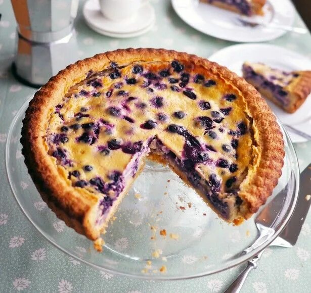 Пирог с черникой с фото пошагово Финский пирог с черникой Recipe Blueberry pie, Finnish blueberry pie recipe, Fin