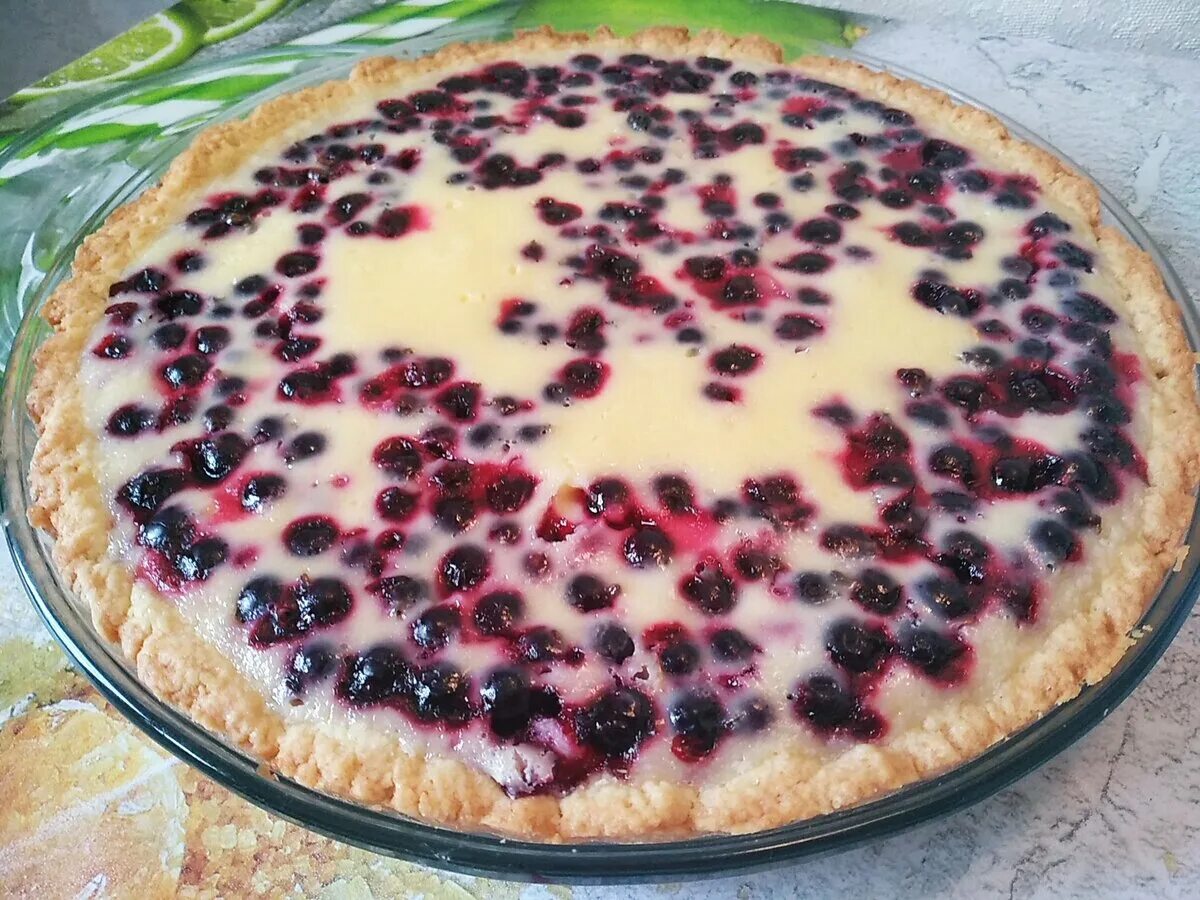 Пирог с черной смородиной с фото Вкуснейший пирог с черной смородиной! Простые рецепты Дзен