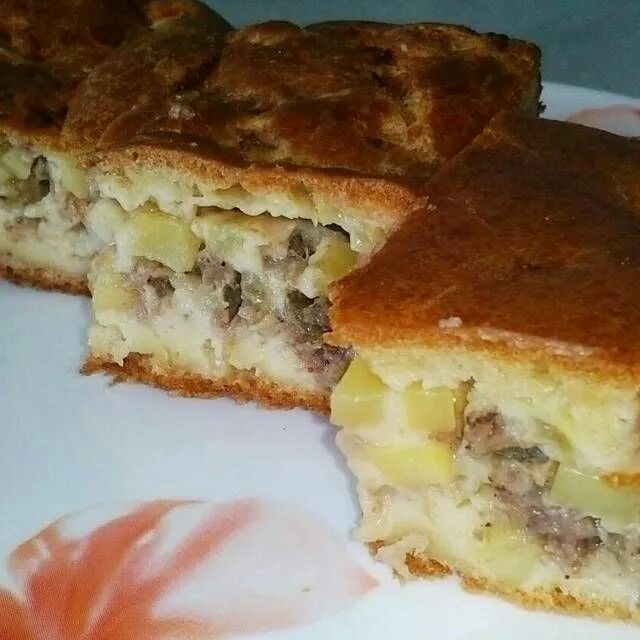 Пирог с фаршем пошагово с фото Заливной пирог с фаршем и картофелем - пошаговый рецепт с фото. Автор рецепта Ди
