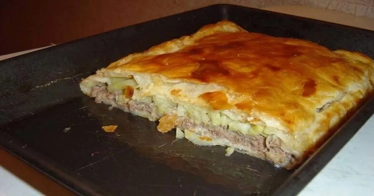 Пирог с фаршем рецепт с фото Тесто бездрожжевое для пирога с мясом и картошкой в духовке CoffMachines.ru