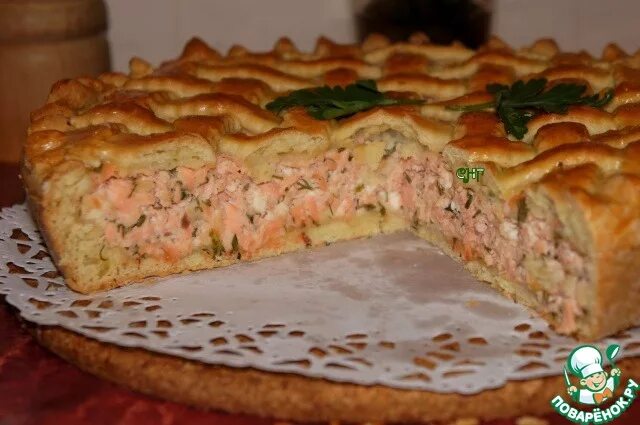 Пирог с горбушей пошагово с фото Пирог с форелью и сыром - кулинарный рецепт